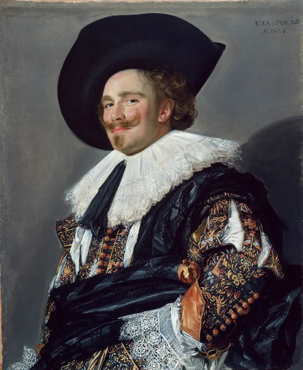 «Смеющийся кавалер», 1624, Франс Хальс, масло, холст; 83 см на 67 см. Коллекция Уоллеса, Лондон. (Public Domain)