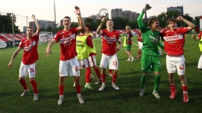 Футболисты «Спартака». (VK / fcsm_youth)