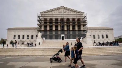 Верховный суд в Вашингтоне, 3 апреля 2025 года. (Madalina Vasiliu/The Epoch Times)