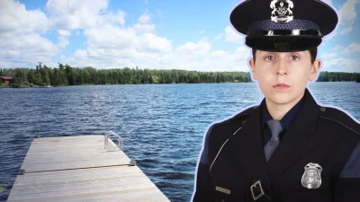 Сотрудник полиции штата Мичиган Кейси Дитер. (Courtesy of Michigan State Police/ Shutterstock/ Melanie90210)