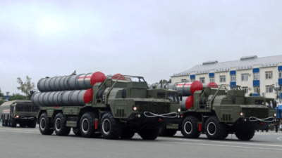 Военный парад в Южно-Сахалинске. (Минобороны России/t.me)