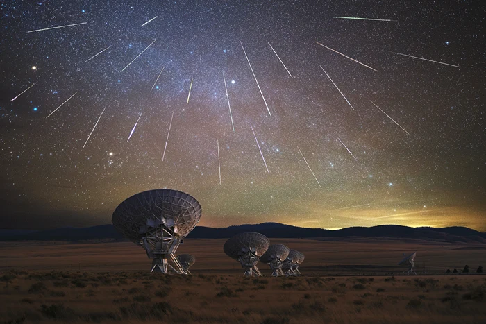 Радиоастрономическая обсерватория Very Large Array (VLA, «Очень большой массив») в Нью-Мексико, которая в последние годы использовалась проектом SETI для обнаружения искусственных радиосигналов из космоса. (Shutterstock)