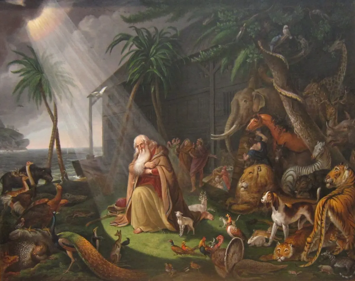 «Ной и его ковчег», Чарльз Уилсон Пил, 1819 год. Всемирный потоп длился 40 дней. (Public Domain/Wikimedia Commons)