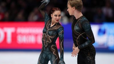 Диана Дэвис и Глеб Смолкин. (Maddie Meyer/Getty Images)