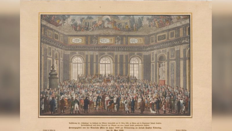 Слушайте сегодня: «Сотворение мира» Гайдна: Хаос, около 1799 г. Иллюстрация к исполнению «Сотворения мира» Гайдна в Вене в 1808 году. Автор: Бальтазар Виганд, 1909. (Public Domain)