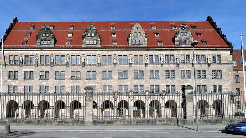 Дворец правосудия (Justizpalast) в Нюрнберге. (Магнус Герткемпер/  wikimedia.org/CC BY-SA 3.0)