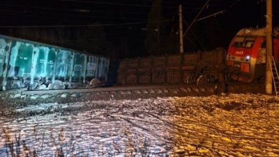 Поезд, сошедший с рельсовв Приангарье. (Восточное межрегиональное следственное управление на транспорте СК России)