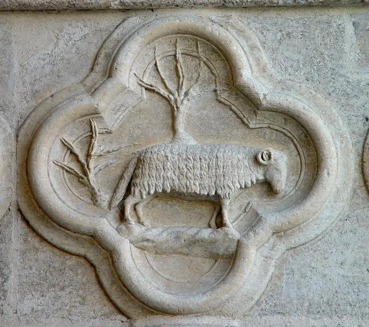 «Овен», 1220–1240 гг., Нотр-Дам-д’Амьен.