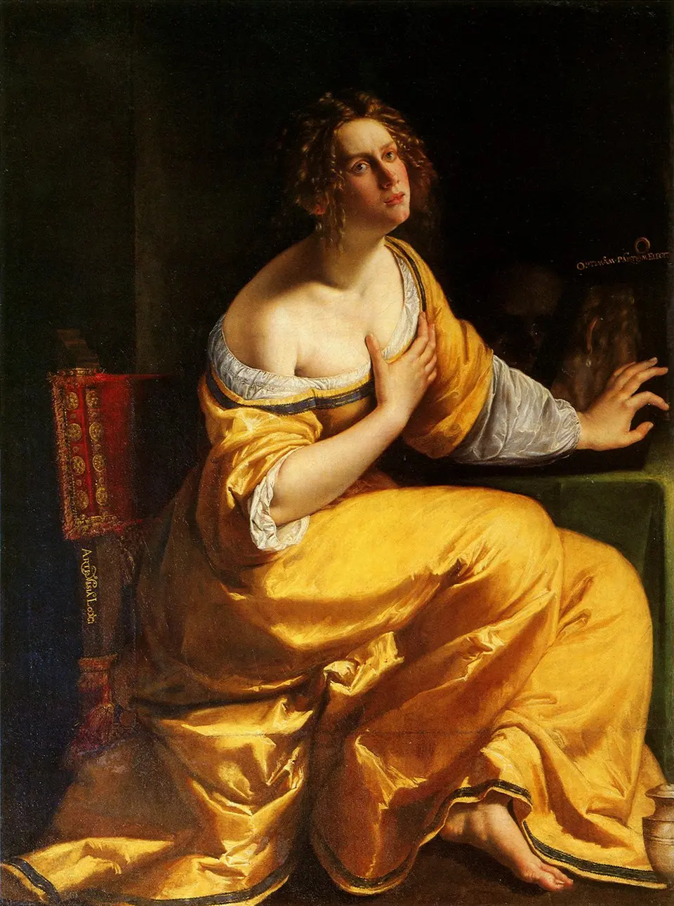 «Мария Магдалина», 1620 г., Артемизия Джентилески; холст, масло, 146 см × 108 см. Королевские апартаменты, Палатинская галерея, Флоренция, Италия. (Public Domain)
