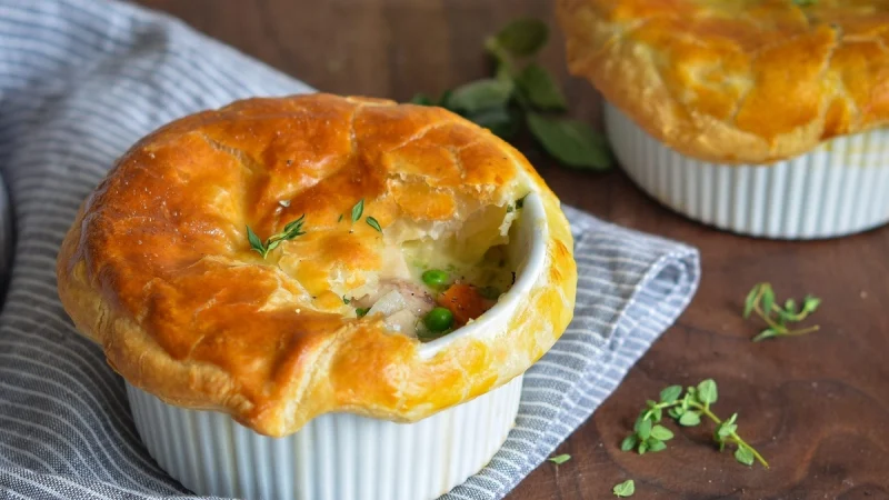Порционные куриные пироги