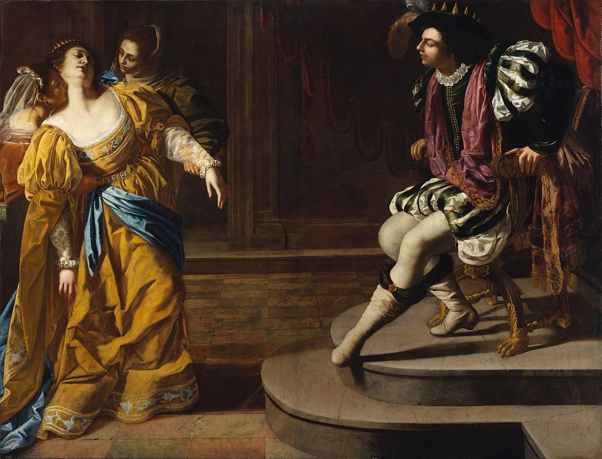 «Эсфирь перед Ахашверошем», 1620–1630-е годы, Артемизия Джентилески. Холст, масло, 208 см х 274 см. Метрополитен-музей