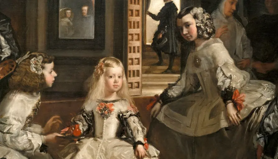 Фрагмент картины «Менины» Диего Веласкеса, 1656 год. Масло, холст, 160×138 см. Музей Прадо, Мадрид.