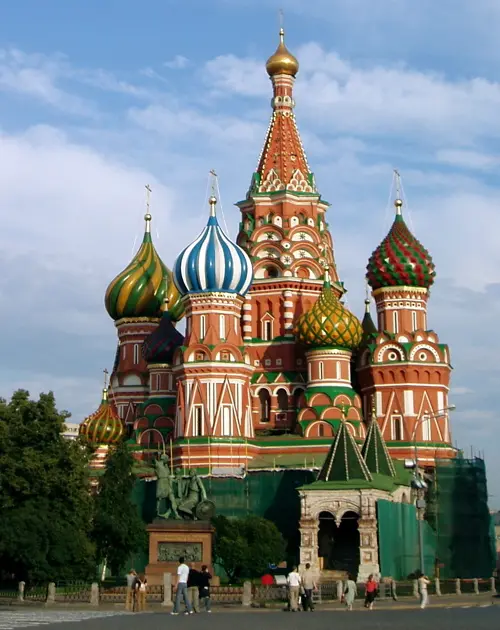 Собор Василия Блаженного в Москве.