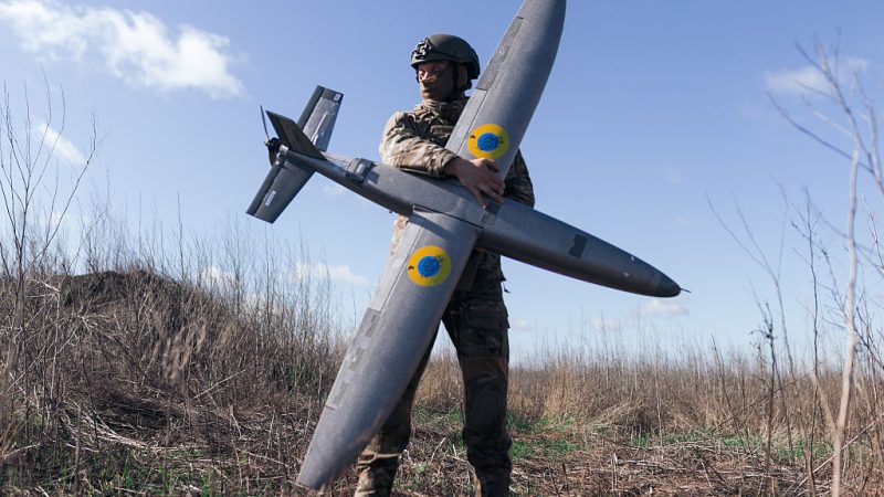 New model 'Marsianin' attack drone on April 7, 2026 in Kharkiv region, Ukraine