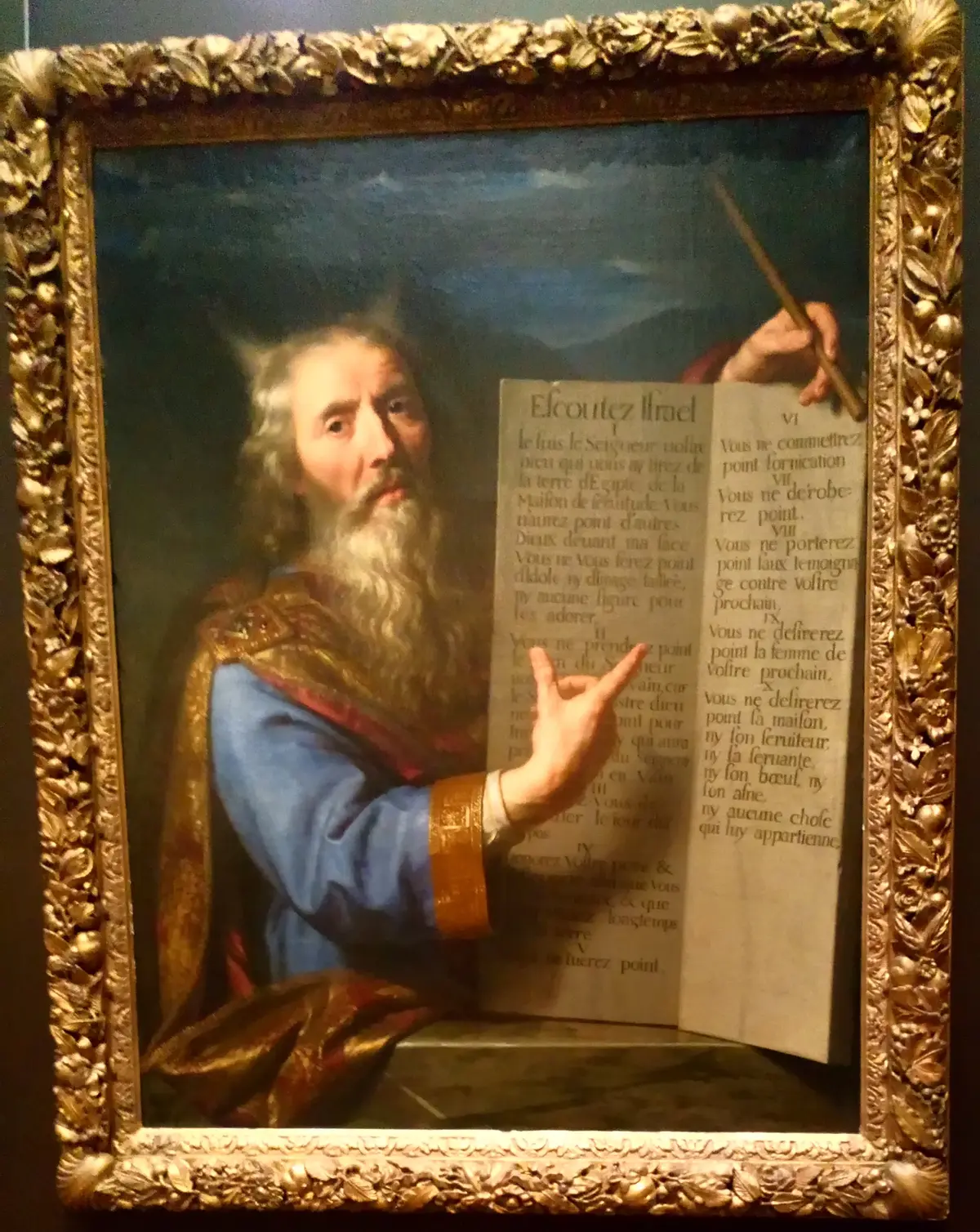 «Моисей, представляющий скрижали Закона», 1663 год, Филипп де Шампань.